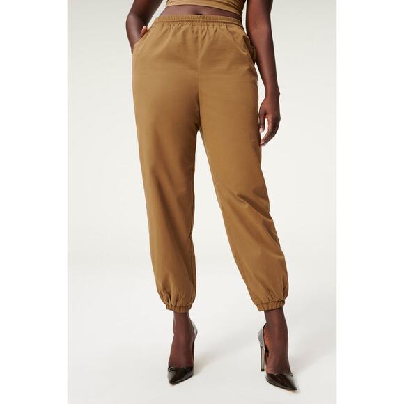 Good American Sueded Track Jogger Sepia Sz 7 / 4XL NEW - Picture 11 of 12